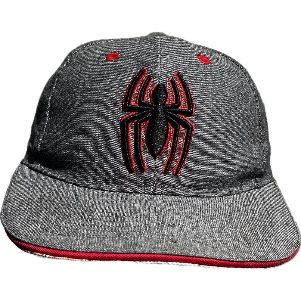 Marvel‎ Spider-Man Snapback Hat Boys OSFM Grey Red Superhero Comic Core Style